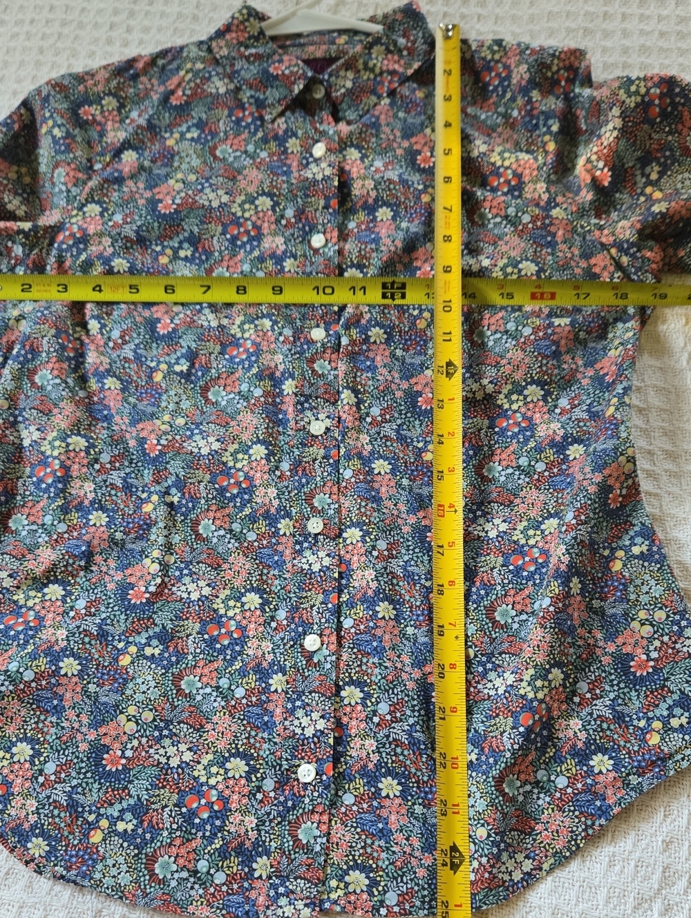 J. Crew Liberty Of London Floral Multicolored Button-Down Shirt - Picture 6 of 6